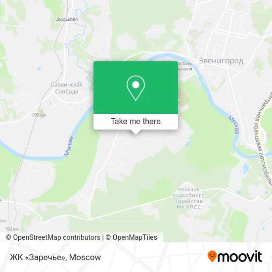 ЖК «Заречье» map