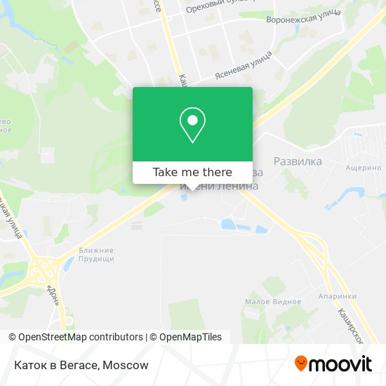 Каток в Вегасе map