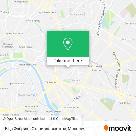 БЦ «Фабрика Станиславского» map