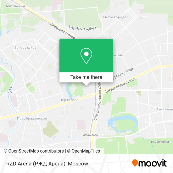 RZD Arena (РЖД Арена) map