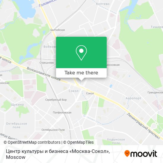 Центр культуры и бизнеса «Москва-Сокол» map