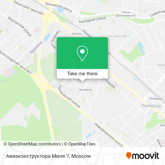 Авиаконструктора Миля 7 map
