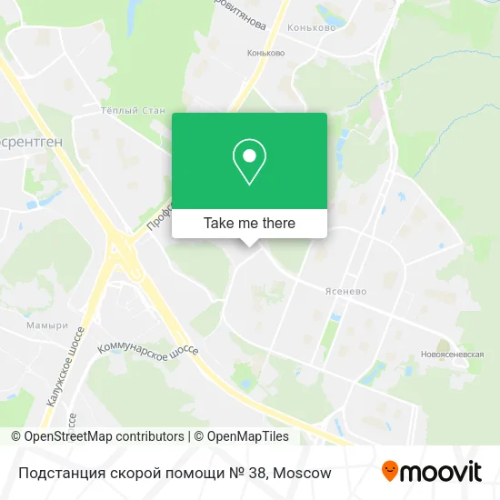 Подстанция скорой помощи № 38 map