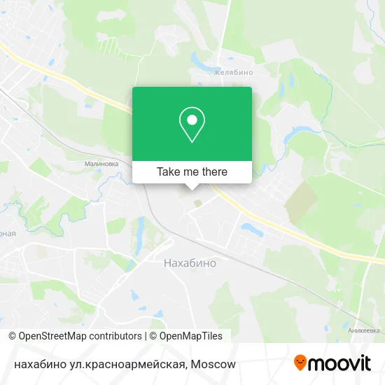 нахабино ул.красноармейская map