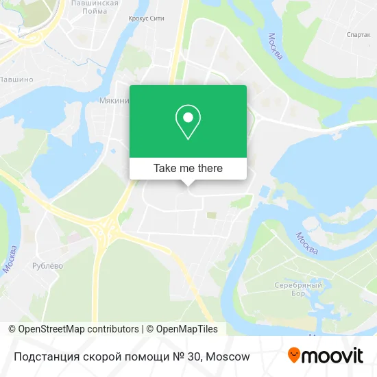 Подстанция скорой помощи № 30 map
