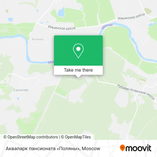 Аквапарк пансионата «Поляны» map