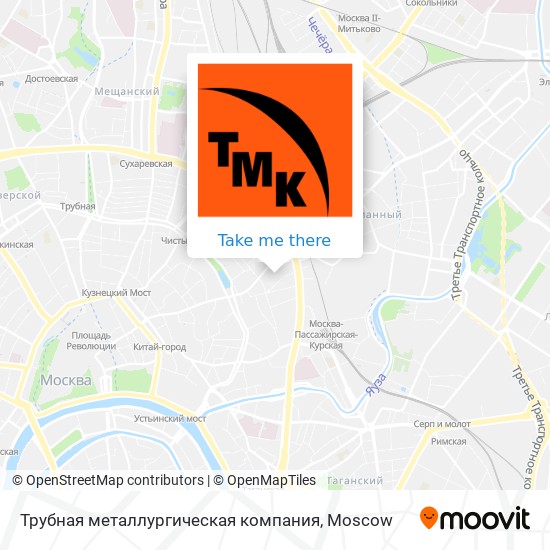 Трубная металлургическая компания map