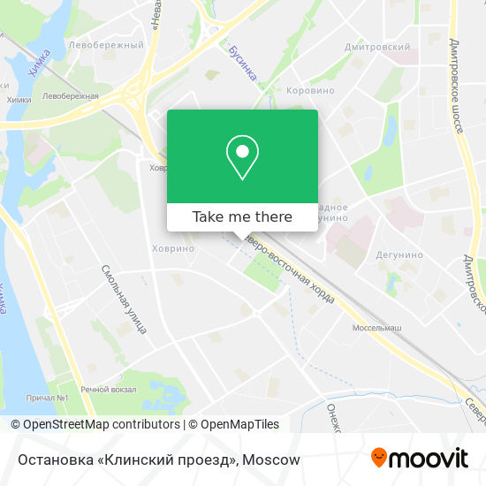 Остановка «Клинский проезд» map