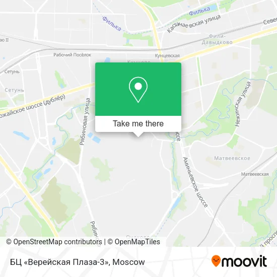 БЦ «Верейская Плаза-3» map