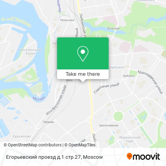 Егорьевский проезд д.1 стр.27 map