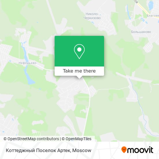 Коттеджный Поселок Артек map