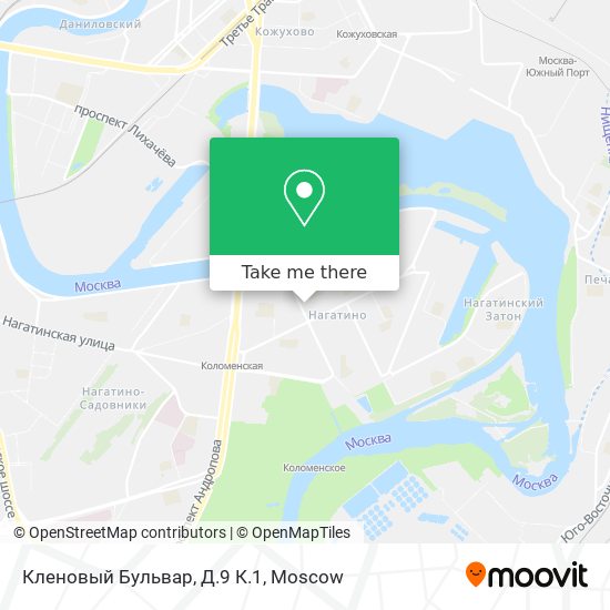 Кленовый Бульвар, Д.9 К.1 map