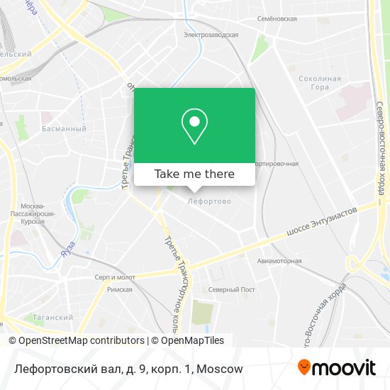 Лефортовский вал, д. 9, корп. 1 map