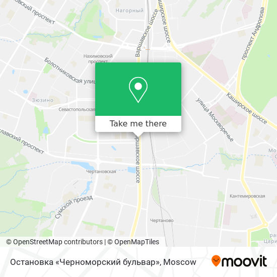 Остановка «Черноморский бульвар» map