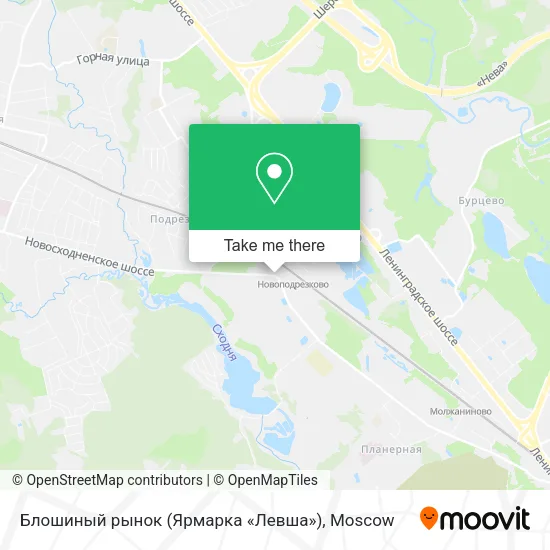 Блошиный рынок (Ярмарка «Левша») map