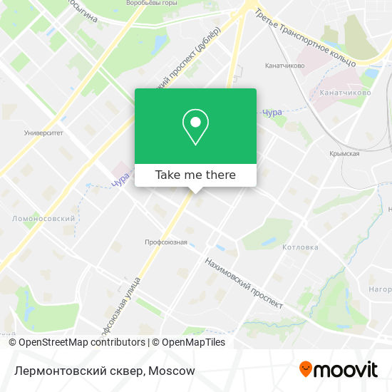 Лермонтовский сквер map