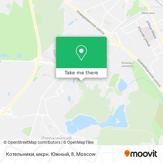Котельники, мкрн. Южный, 8 map