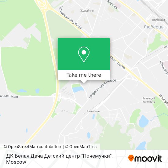 ДК Белая Дача Детский центр "Почемучки" map