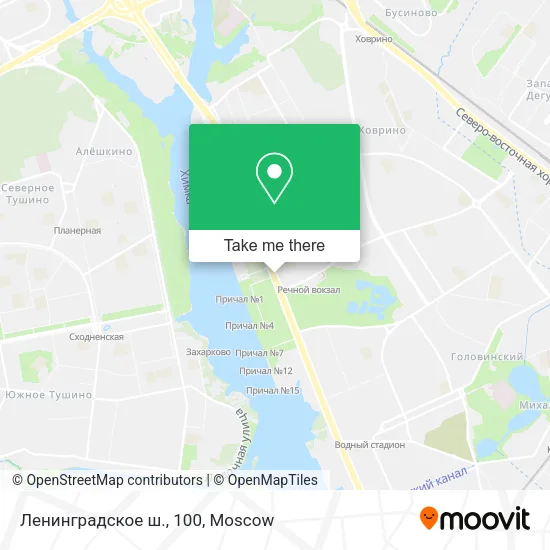 Ленинградское ш., 100 map