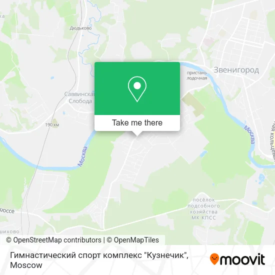 Гимнастический спорт комплекс "Кузнечик" map
