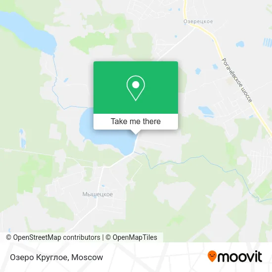 Озеро Круглое map
