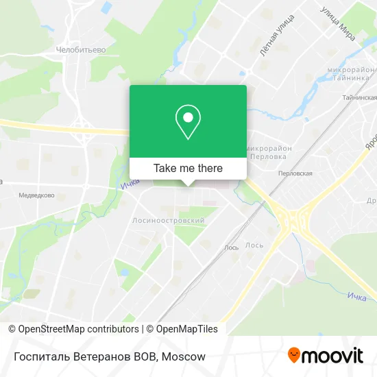Госпиталь Ветеранов ВОВ map
