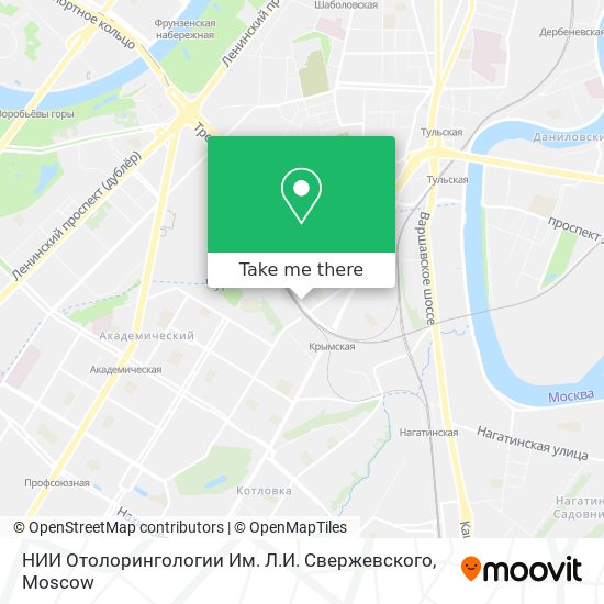 НИИ Отолорингологии Им. Л.И. Свержевского map