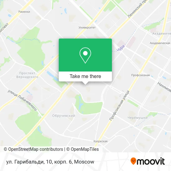 ул. Гарибальди, 10, корп. 6 map