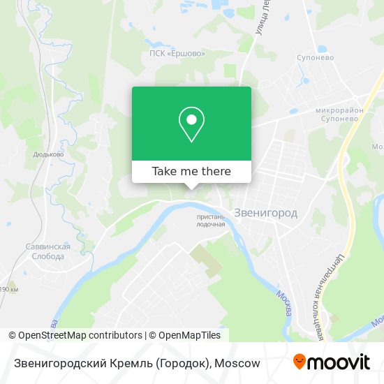 Звенигородский Кремль (Городок) map