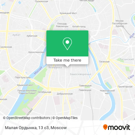 Малая Ордынка, 13 с3 map