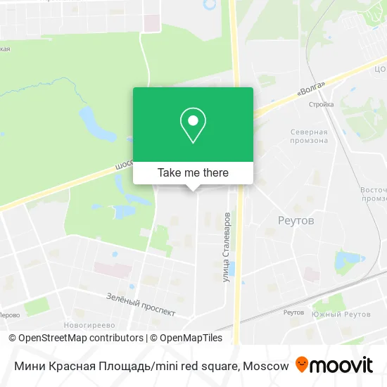Мини Красная Площадь / mini red square map
