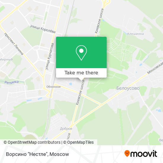 Ворсино "Нестле" map