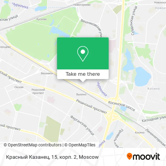 Красный Казанец, 15, корп. 2 map