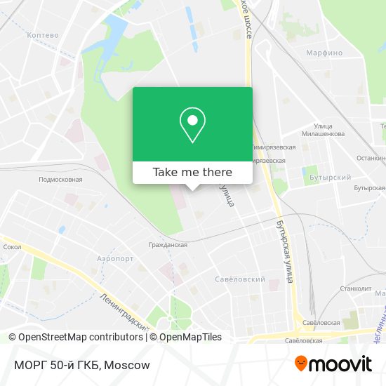 МОРГ 50-й ГКБ map