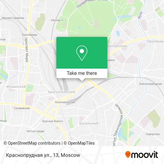 Краснопрудная ул., 13 map