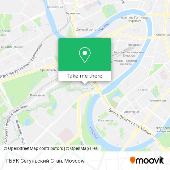 ГБУК Сетуньский Стан map