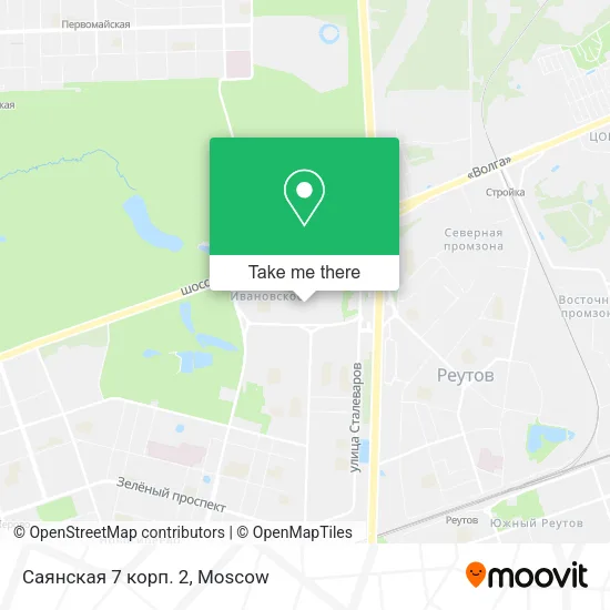 Саянская 7 корп. 2 map
