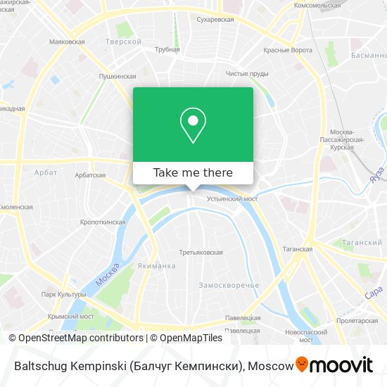 Baltschug Kempinski (Балчуг Кемпински) map