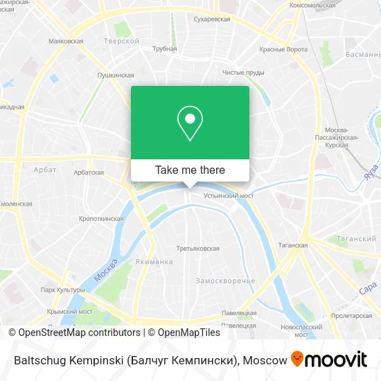 Baltschug Kempinski (Балчуг Кемпински) map