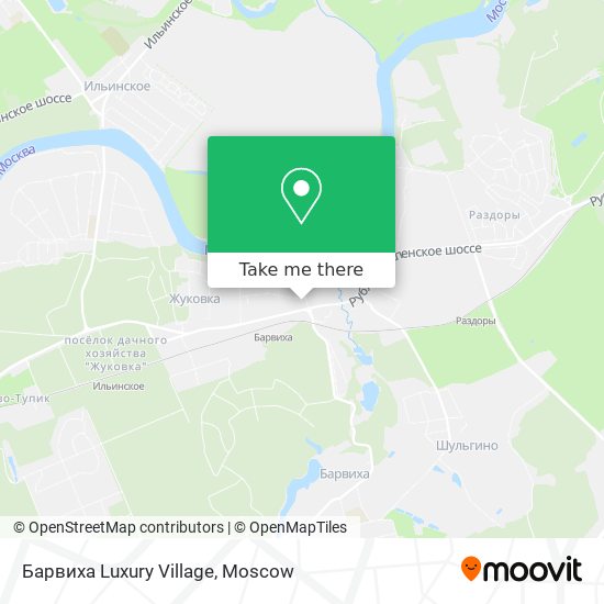 Барвиха Luxury Village map