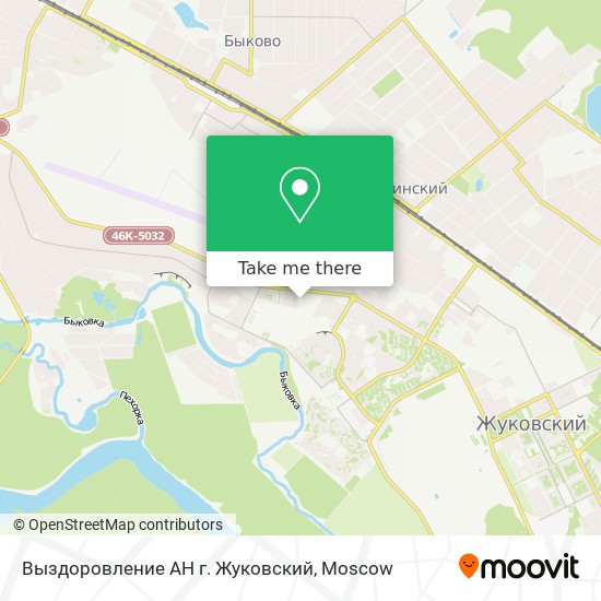 Выздоровление АН г. Жуковский map