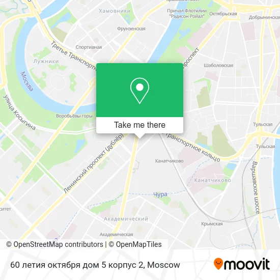 60 летия октября дом 5 корпус 2 map