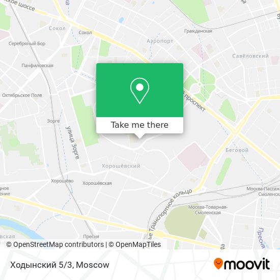 Ходынский 5/3 map