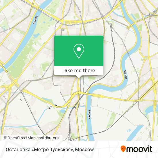 Остановка «Метро Тульская» map