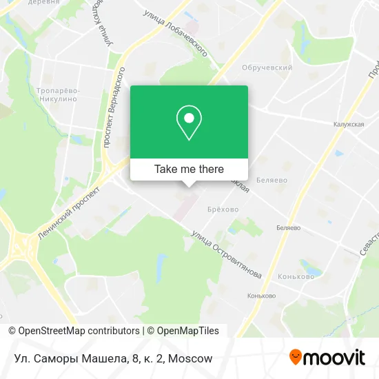 Ул. Саморы Машела, 8, к. 2 map