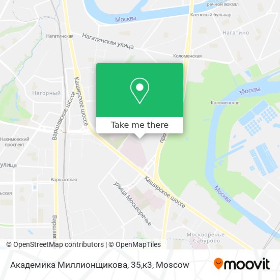 Академика Миллионщикова, 35,к3 map