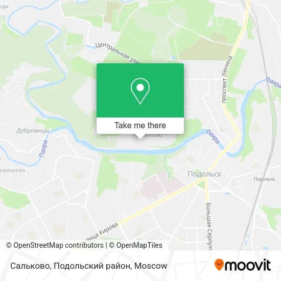 Сальково, Подольский район map