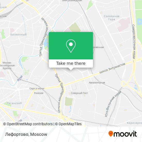 Лефортово map