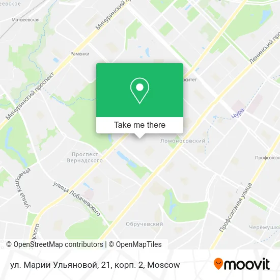 ул. Марии Ульяновой,  21, корп. 2 map