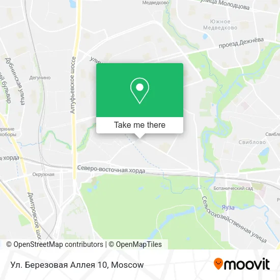 Ул. Березовая Аллея 10 map